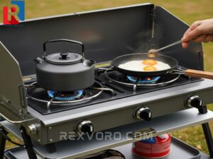 a-professional-two-burner-camping-stove-setup-showing-how-reliable-camping-stoves-are-the-centerpiece-of-an-outdoor-kitchen
