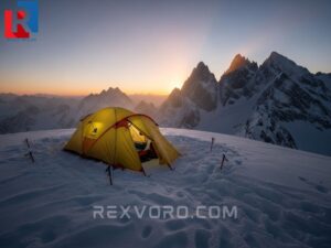 a-robust-4-season-2-man-trekking-tent-pitched-for-winter-camping-in-heavy-snow