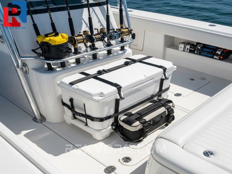 a-rugged-high-performance-rotomolded-cooler-secured-on-a-boat-deck-illustrating-the-durability-required-for-the-best-fishing-cooler