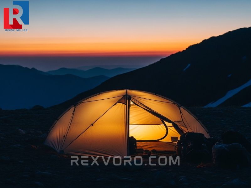 a-warm-and-inviting-2-person-hiking-tent-at-sunset-in-a-scenic-mountain-location