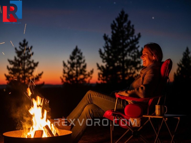 adulto-relajandose-comodamente-en-una-silla-de-camping-roja-con-soporte-lumbar-junto-a-una-fogata-al-anochecer