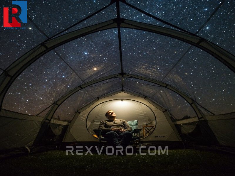 amateur-astronomer-enjoying-the-night-sky-from-inside-a-clear-roofed-stargazing-tent