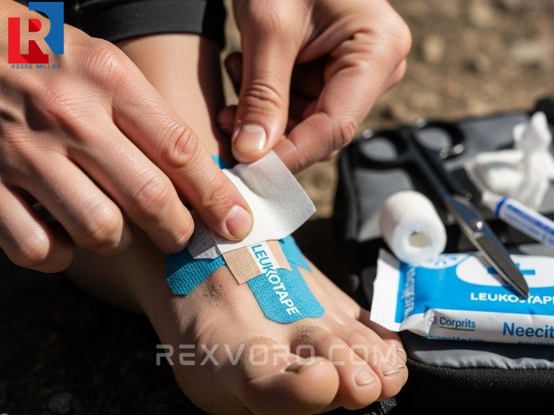 blister-care-essentialsmoleskin-and-athletic-tapefrom-a-comprehensive-backpacking-first-aid-kit