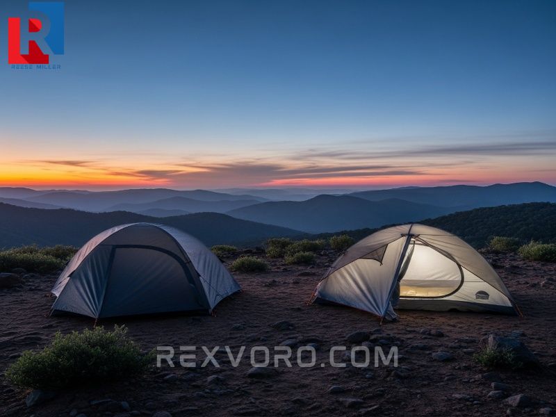 campsite-al-amanecer-con-una-tienda-de-campana-economica-que-brilla-suavemente-simbolizando-una-aventura-asequible
