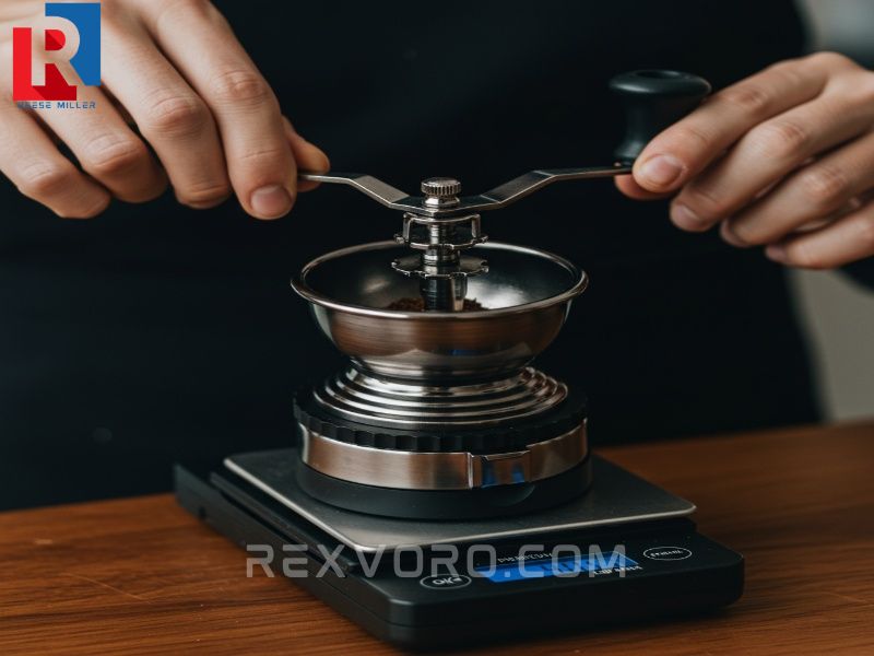 close-up-of-a-high-quality-manual-coffee-grinder-over-a-scale-showing-its-precise-adjustment-dia