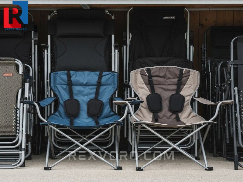 coleccion-de-sillas-de-camping-con-soporte-lumbar-bien-mantenidas-y-guardadas
