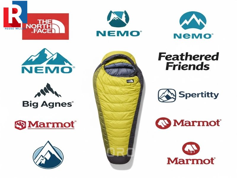 collage-de-logotipos-de-las-mejores-marcas-de-sacos-de-dormir-the-north-face-nemo-big-agnes-y-mas