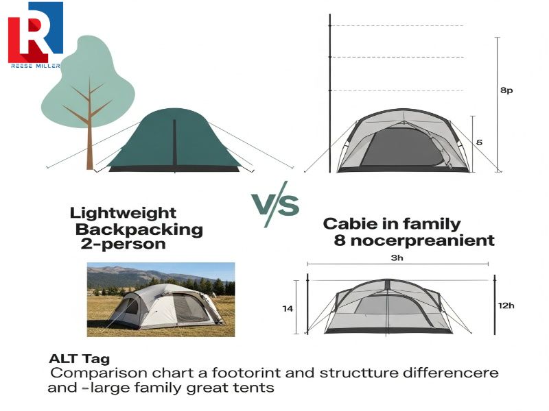 comparison-chart-showing-the-footprint-and-structure-differences-between-a-backpacking-tent-and-a-large-family-great-tents-model