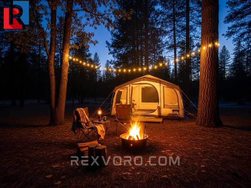 cozy-campsite-illuminated-by-warm-led-camping-tent-lights-and-ambient-campground-lighting