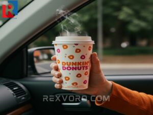 customer-enjoying-their-customized-perfectly-tailored-best-hot-coffee-from-dunkin-donuts-during-their-commute