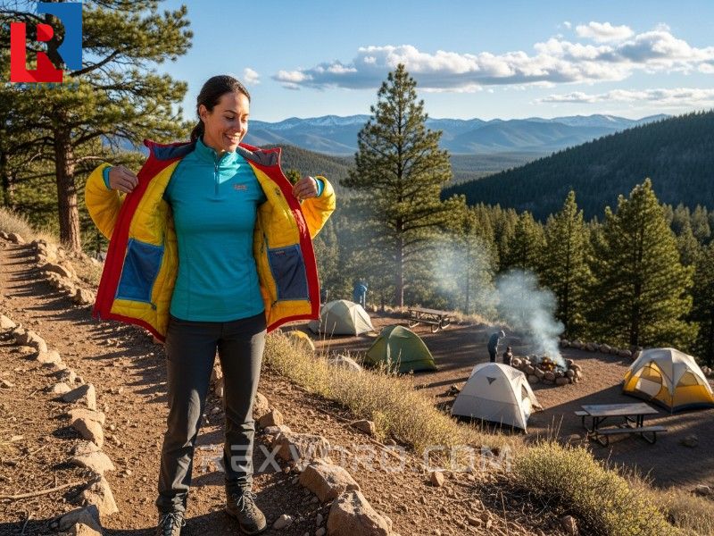 demonstrating-the-essential-three-layer-clothing-system-for-camping-showing-layers-crucial-for-comfort-among-the-top-camping-essentials-for-women