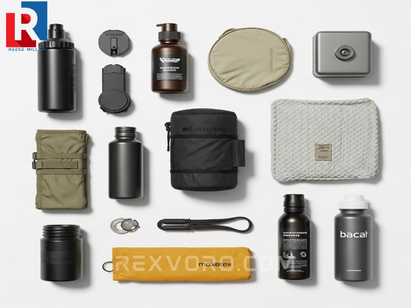 detailed-flat-lay-showing-crucial-camping-essentials-for-women-emphasizing-specialized-outdoor-gear-and-comfort-items