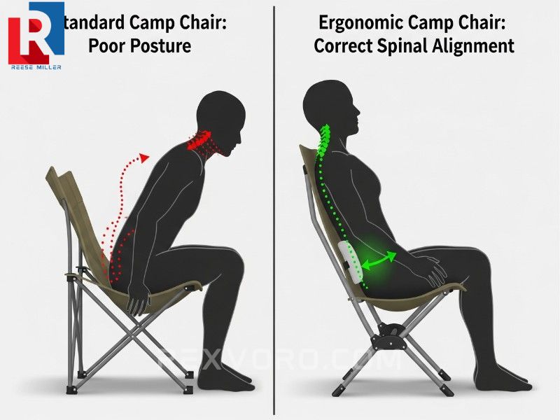 diagrama-comparando-silla-de-camping-estandar-mala-postura-con-silla-ergonomica-alineacion-espinal-correcta