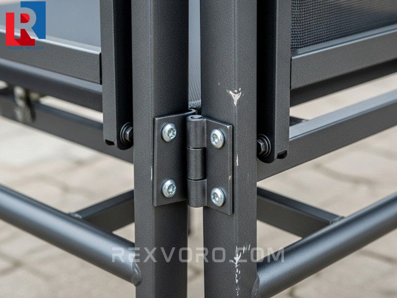 durable-construction-details-of-a-cheap-outdoor-folding-chair-frame-with-reinforced-hinges