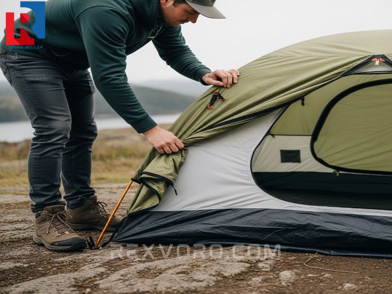 easy-setup-of-a-color-coded-4-man-tent-using-clips-ideal-for-quick-deployment-of-a-durable-tent