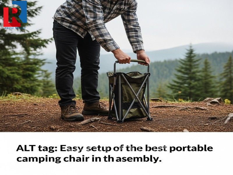 easy-setup-of-the-best-portable-camping-chair-in-a-forest-setting
