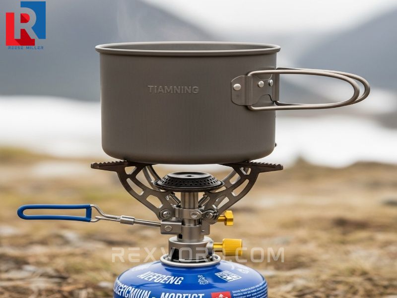efficient-backpacking-cooking-gear-setup-showing-a-stove-and-titanium-pot