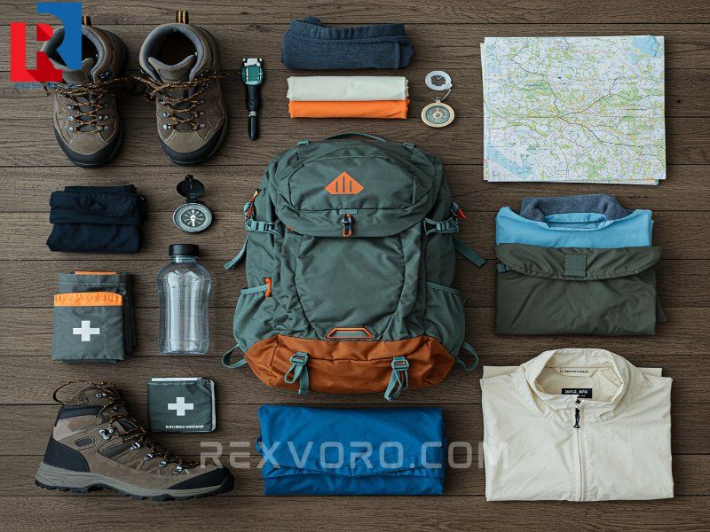 essential-gear-checklist-laid-out-for-safety-on-walking-hiking-trails-near-me
