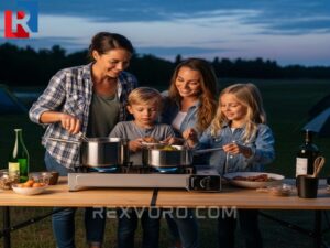 familia-cocinando-la-cena-en-una-estufa-de-propano-con-utensilios-de-cocina-de-acero-inoxidable-al-anochecer