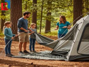 familia-montando-una-gran-tienda-de-campana-en-un-camping-boscoso-enfatizando-el-trabajo-en-equipo