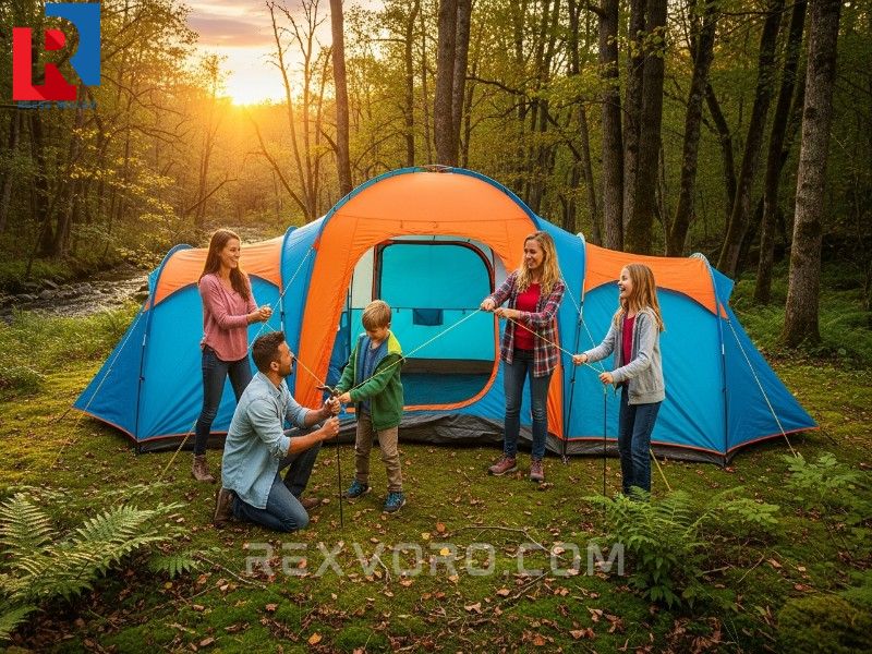 family-setting-up-a-spacious-and-colorful-8-person-camping-tent-for-a-comfortable-weekend-trip