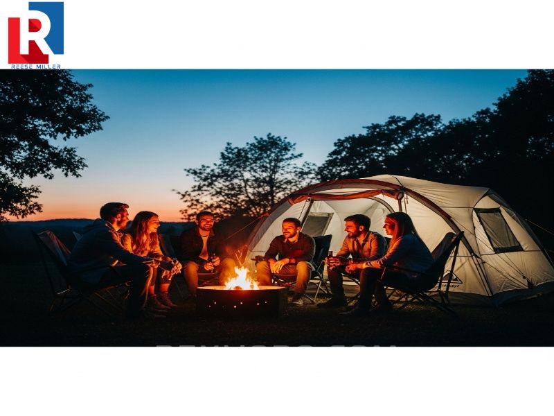 friends-relaxing-outside-the-best-3-person-tent-during-a-relaxing-evening-camping-trip