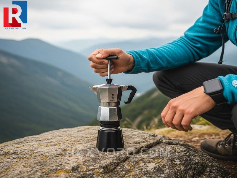hiker-making-espresso-with-a-hand-pumped-portable-maker-at-a-scenic-overlook