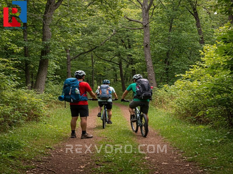 hikers-yield-to-a-cyclist-on-a-scenic-multi-use-trail