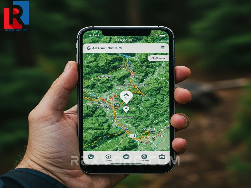 hiking-app-interface-on-a-phone-screen-with-a-detailed-trail-map-centered-on-a-green-forest