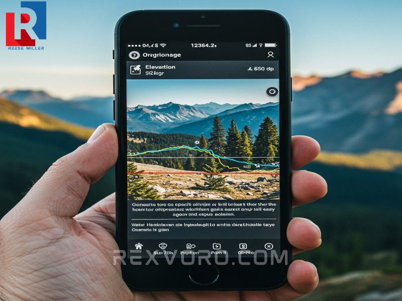 hiking-app-screenshot-6-mile-trail-profile-showing-a-minimal-50-foot-elevation-gain