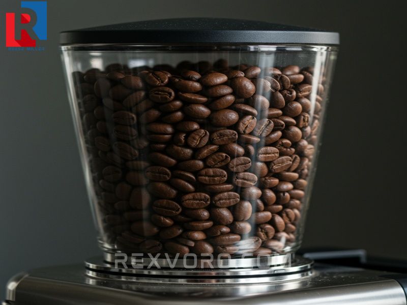 medium-dark-dry-espresso-beans-filling-a-clear-coffee-machine-hopper