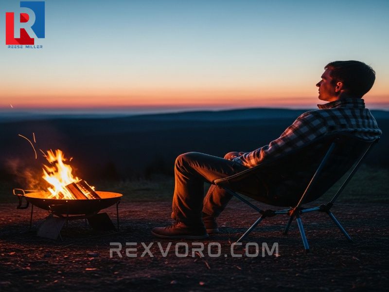 person-relaxing-in-the-best-portable-camping-chair-by-a-campfire