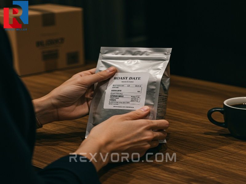 persona-examinando-la-fecha-de-tueste-en-la-etiqueta-de-una-bolsa-sellada-de-cafe-en-grano