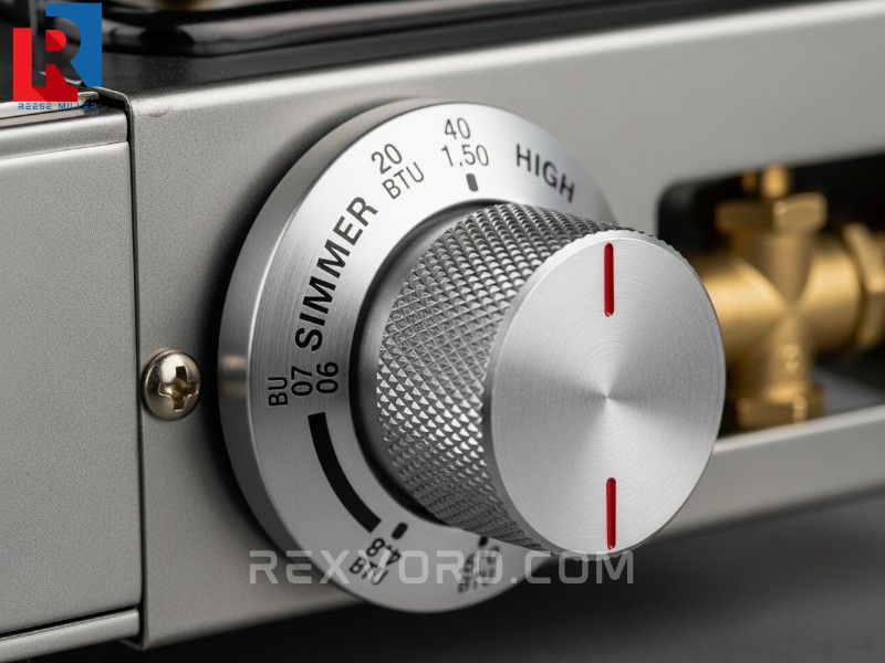 precise-heat-regulation-controls-on-a-high-quality-camping-cooking-stove-demonstrating-the-importance-of-btus-and-simmer-capability