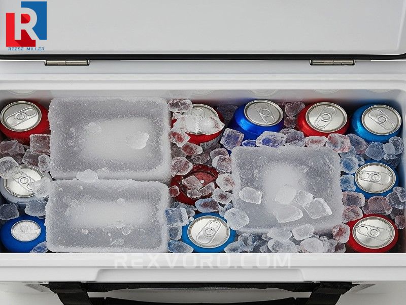 proper-packing-technique-inside-the-best-cooler-utilizing-large-blocks-of-ice-underneath-cubed-ice-for-maximum-ice-retention-on-extended-camping-trips