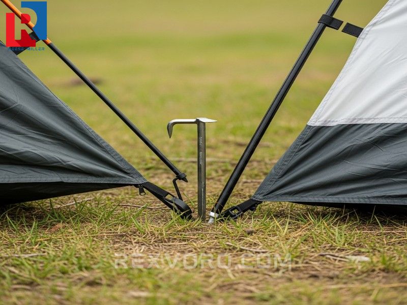 roguely-driven-tent-stake-securing-a-tent-corner-at-a-45-degree-angle