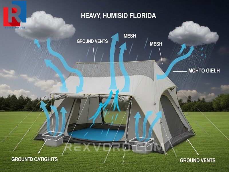 schematic-illustrating-the-crucial-air-flow-and-ventilation-features-required-in-the-best-tent-for-florida-camping-to-combat-high-heat-and-humidity