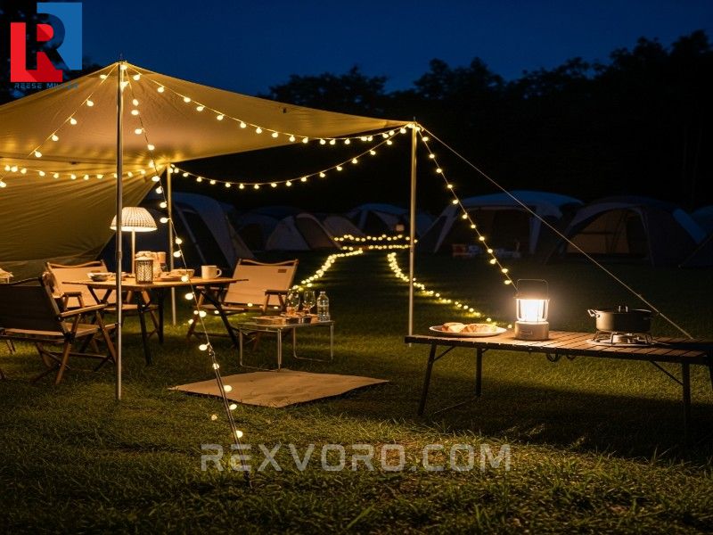 strategic-campground-lighting-layout-utilizing-led-string-lights-for-ambiance-and-a-powerful-lantern-for-task-lighting