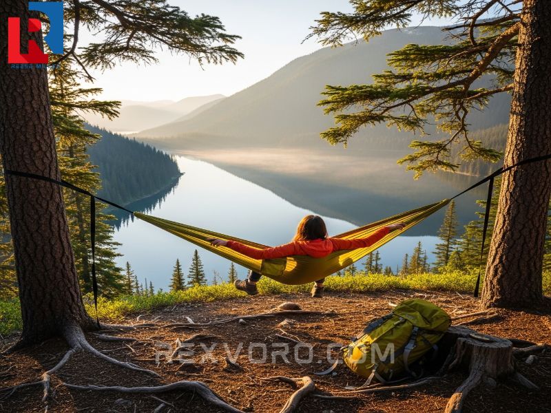 the-best-hiking-hammock-setup-at-sunrise-demonstrating-comfort-and-minimal-environmental-impact