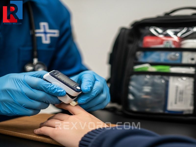 using-a-pulse-oximeter-a-key-diagnostic-tool-found-in-an-advanced-first-aid-kit-for-patient-assessment