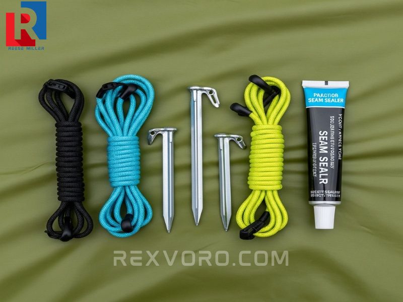 v-stakes-paracord-guy-lines-with-tensioners-and-seam-sealer-for-tent-upgrades