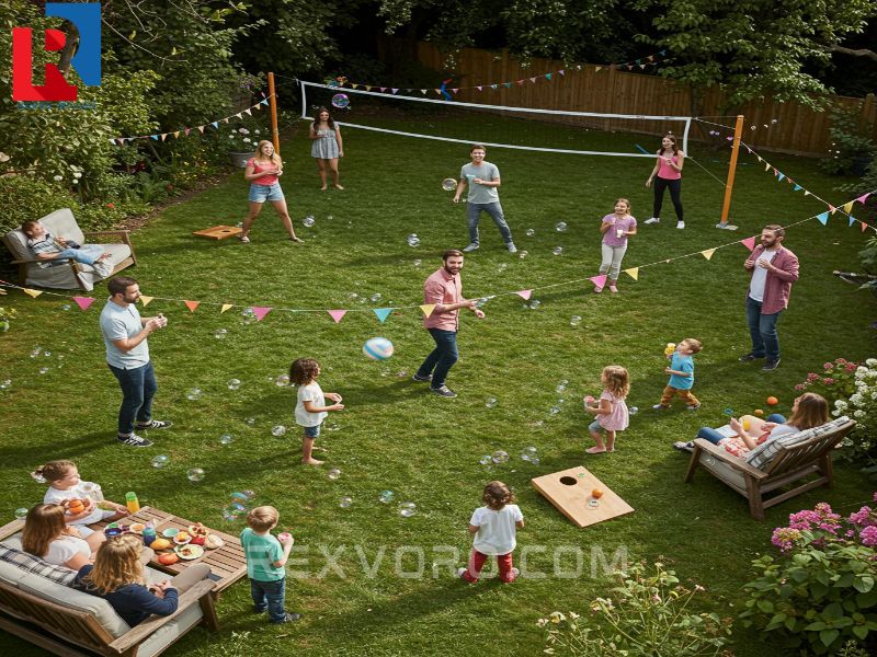 vibrant-overhead-view-of-a-lively-backyard-party-featuring-multiple-groups-enjoying-outdoor-games-and-bubbles