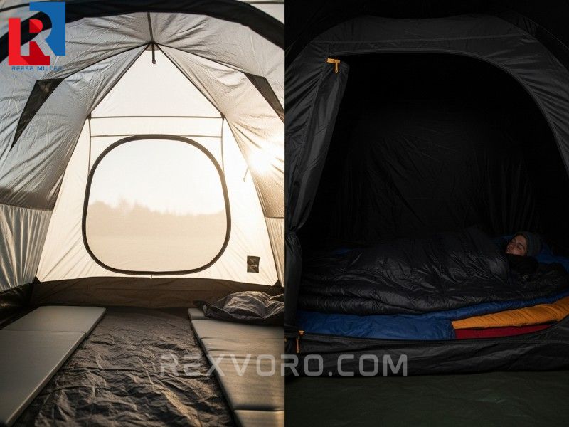 visual-comparison-demonstrating-the-superior-darkness-inside-a-blackout-camping-tent-compared-to-a-standard-tent