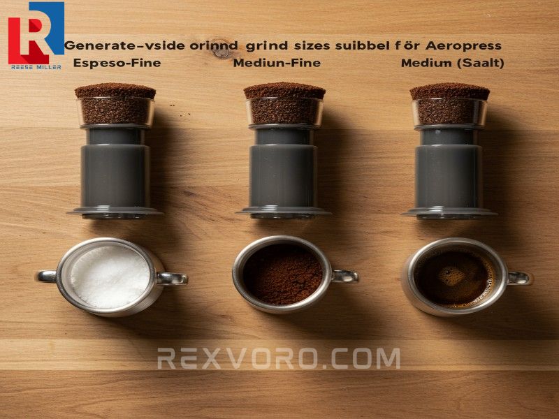visual-guide-of-aeropress-grind-sizes-espresso-fine-medium-fine-and-medium-with-texture-comparisons