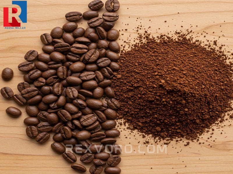 whole-bean-coffee-for-sale-next-to-pre-ground-coffee-illustrating-the-importance-of-grinding-fresh