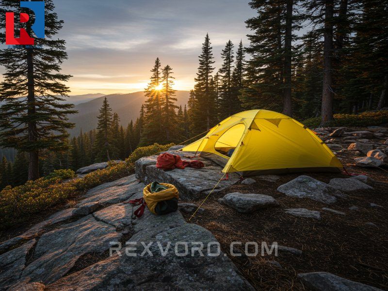 yellow-4-season-tent-on-a-rocky-mountain-ledge
